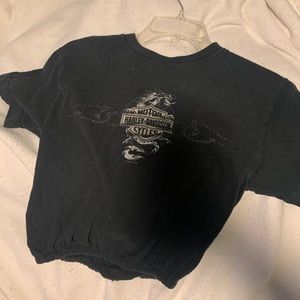 Harley Davidson Cropped Tee
